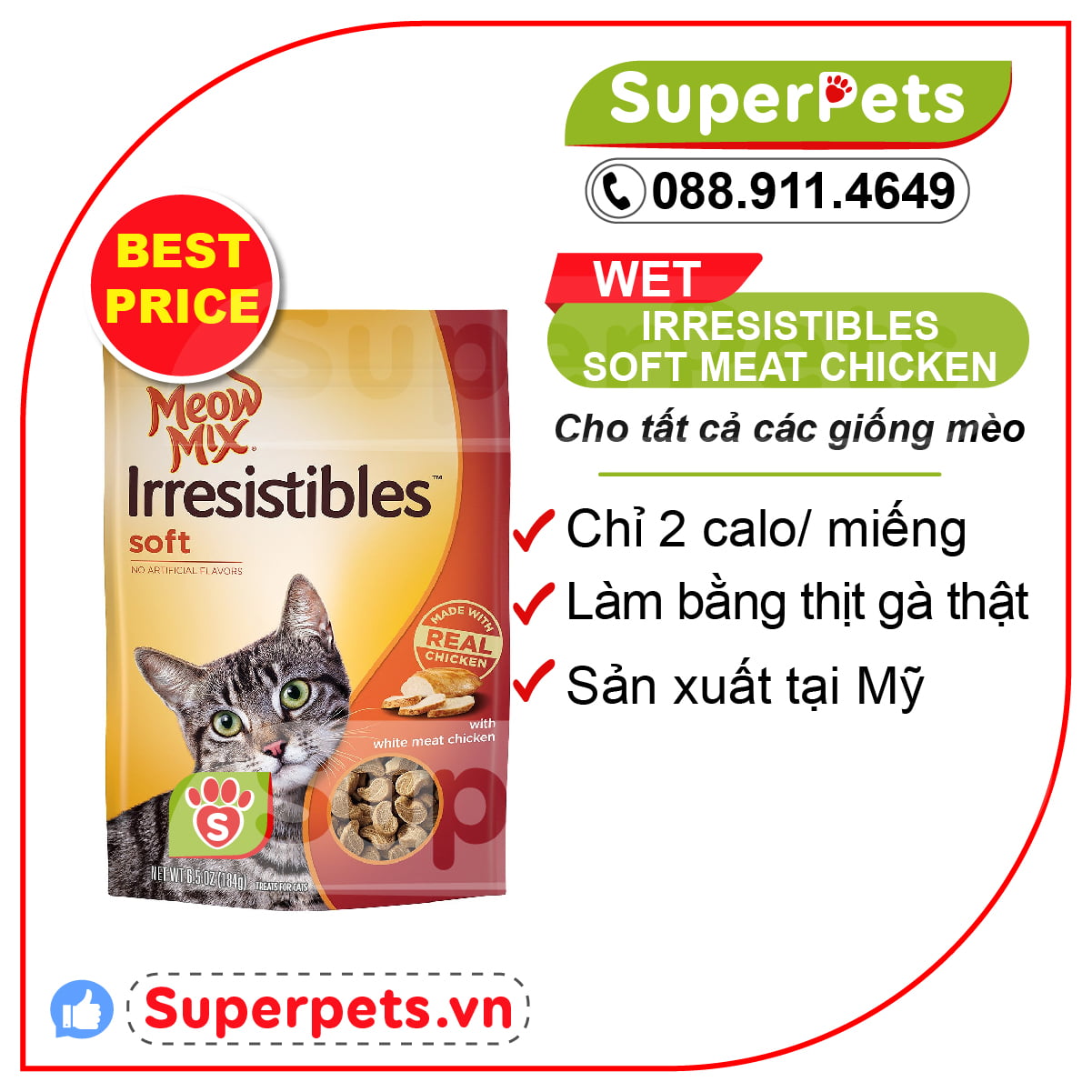 meow mix irresistibles soft white meat chicken cat treats